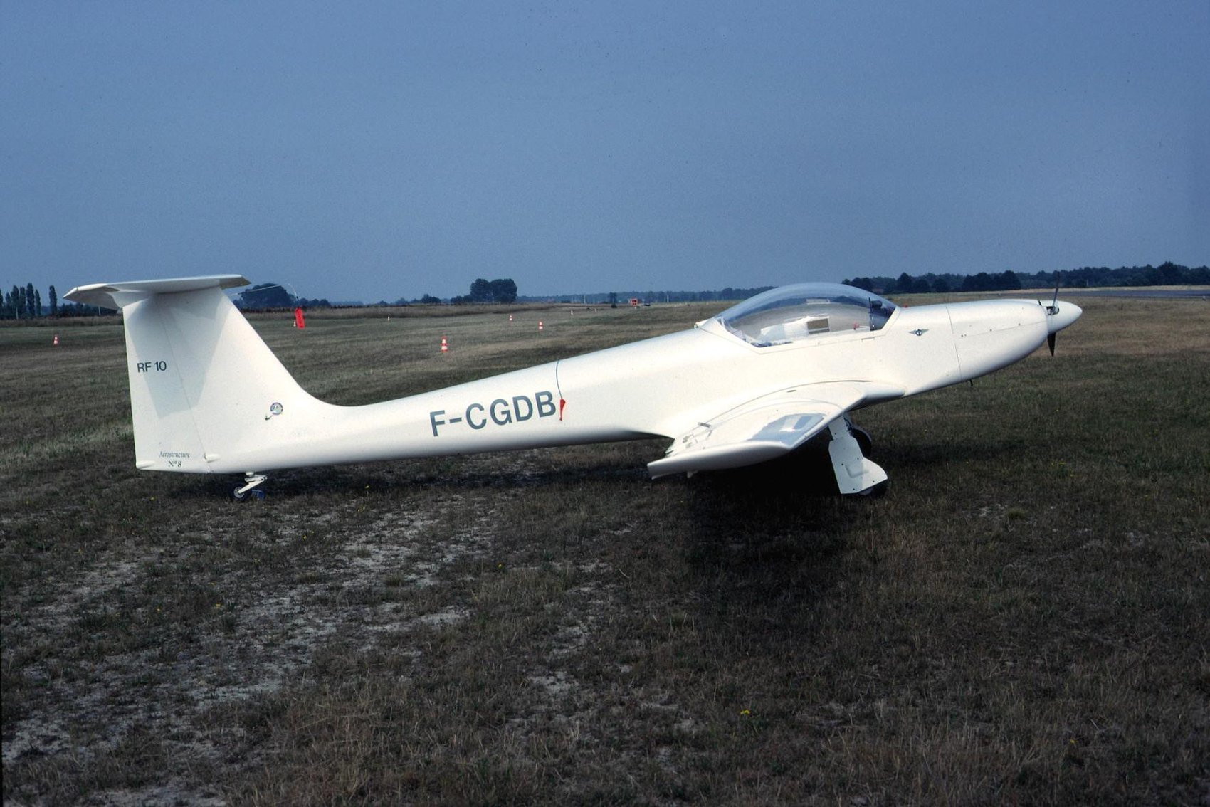 Fournier RF10 F-CGDB at Moulins, 1990, 