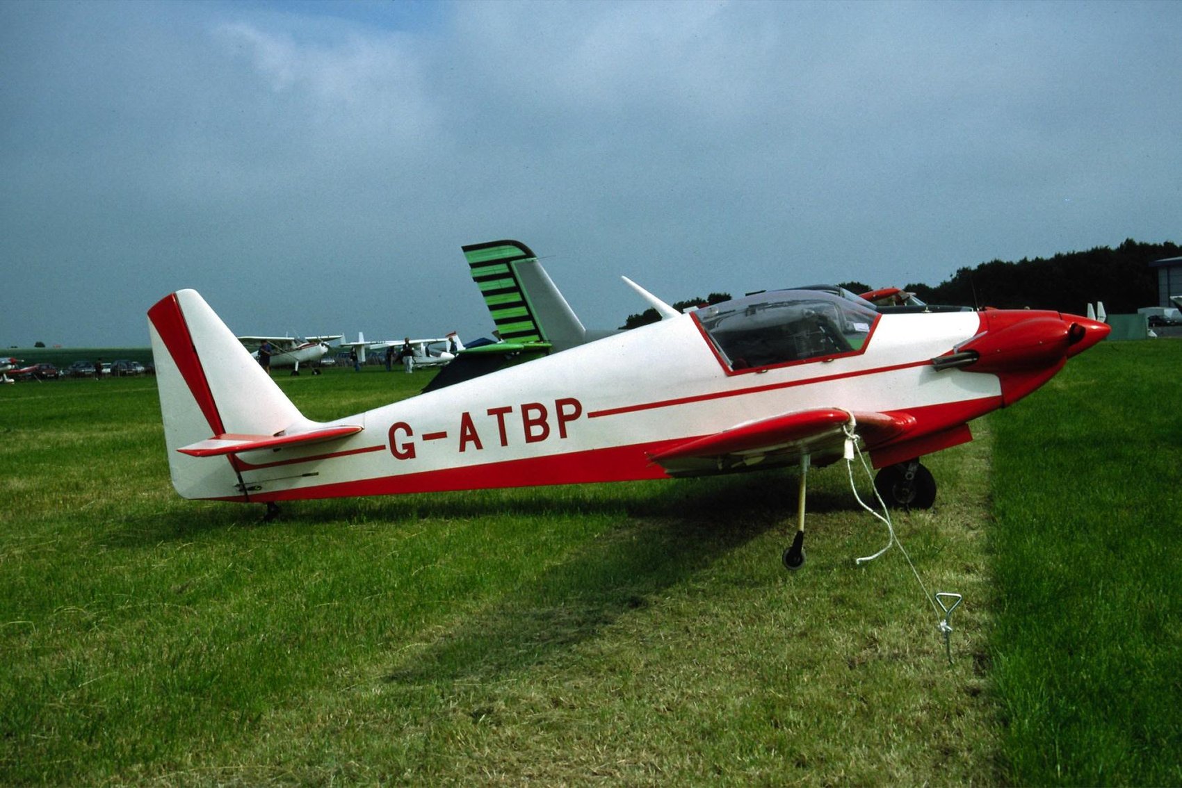 Fournier RF3 G-ATBP at Wroughton, 1993