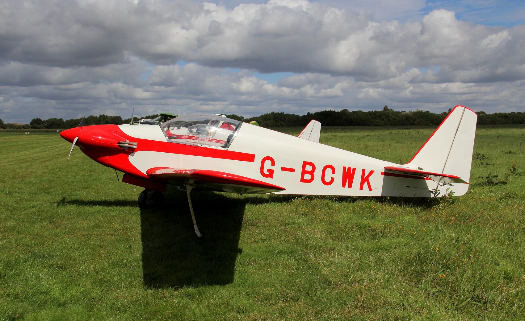 Fournier RF3 G-BCWK at Turweston, 2020