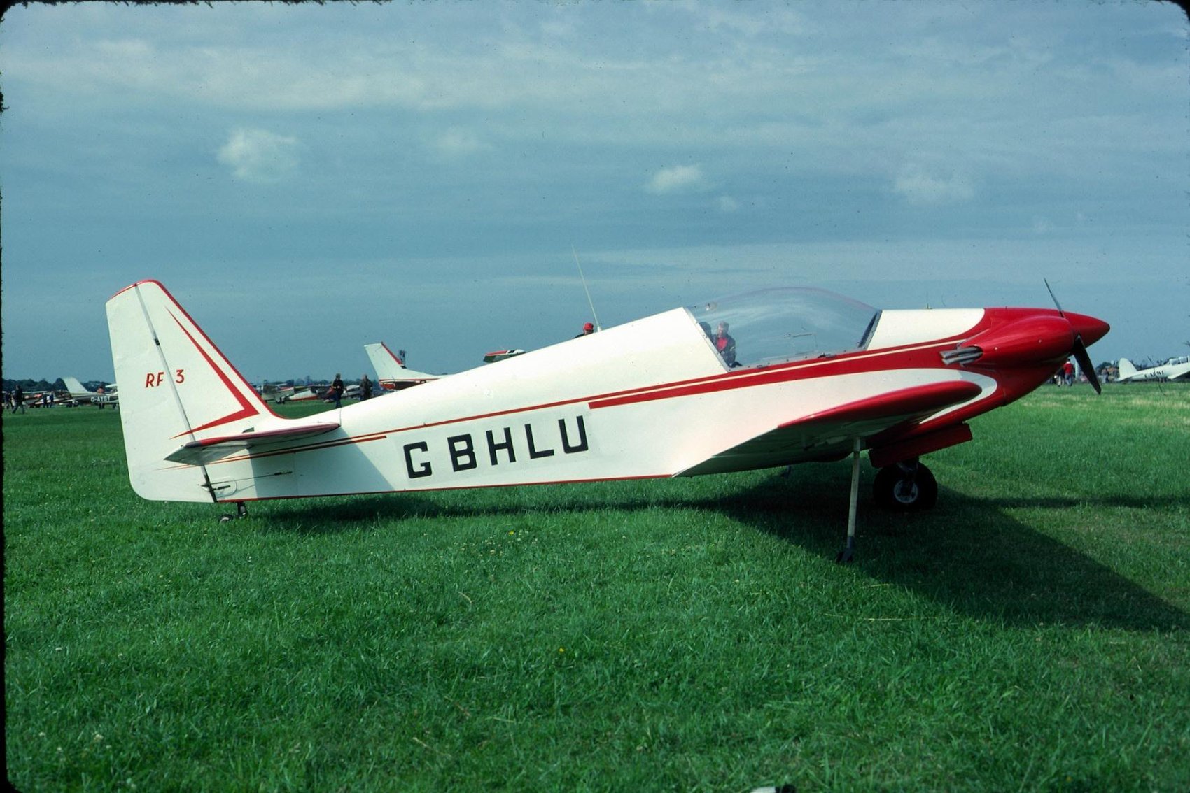 Fournier RF3 G-BHLU at Leicester, 1980