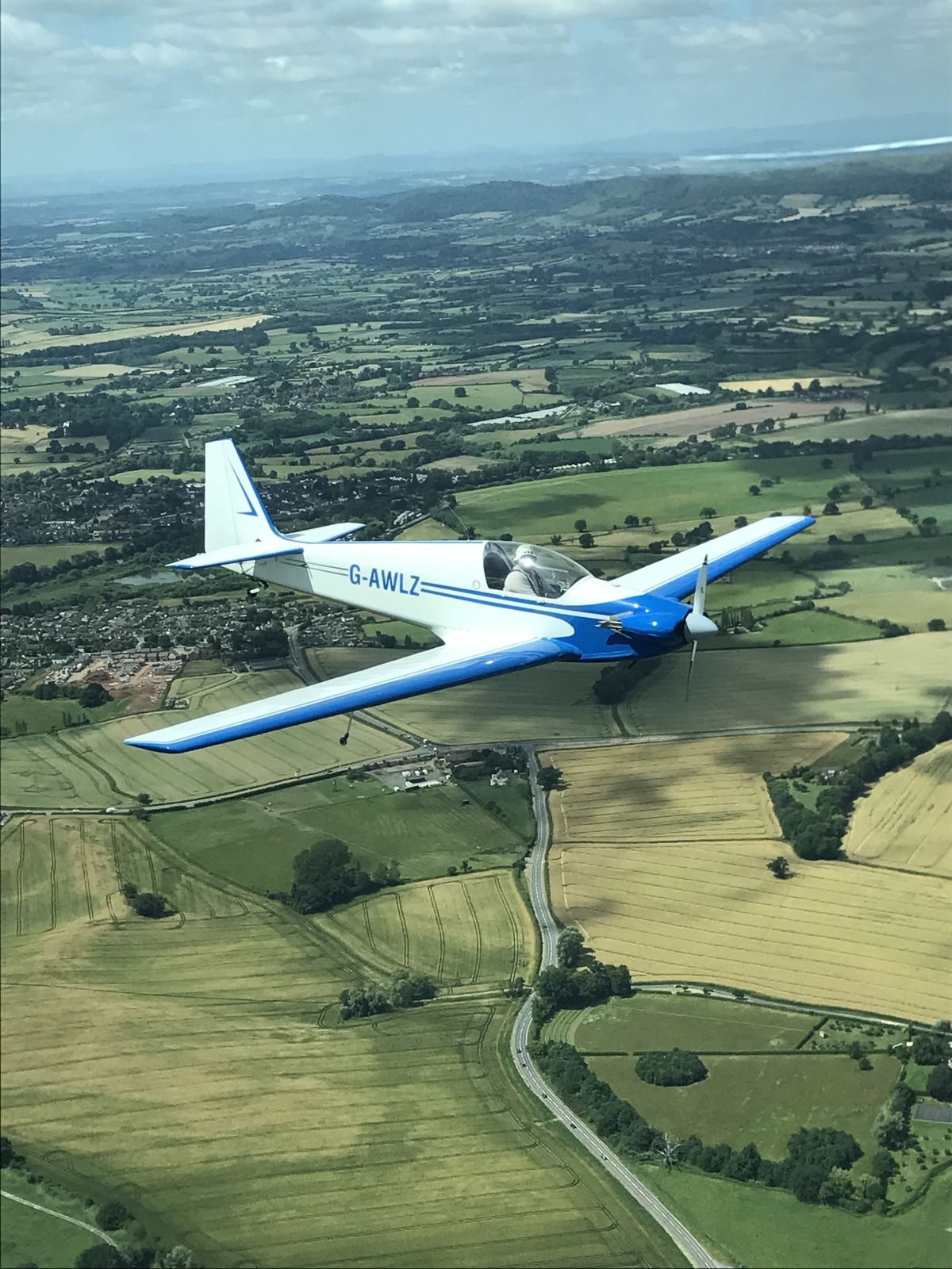 G-AWLZ · air-to-air, July 2017