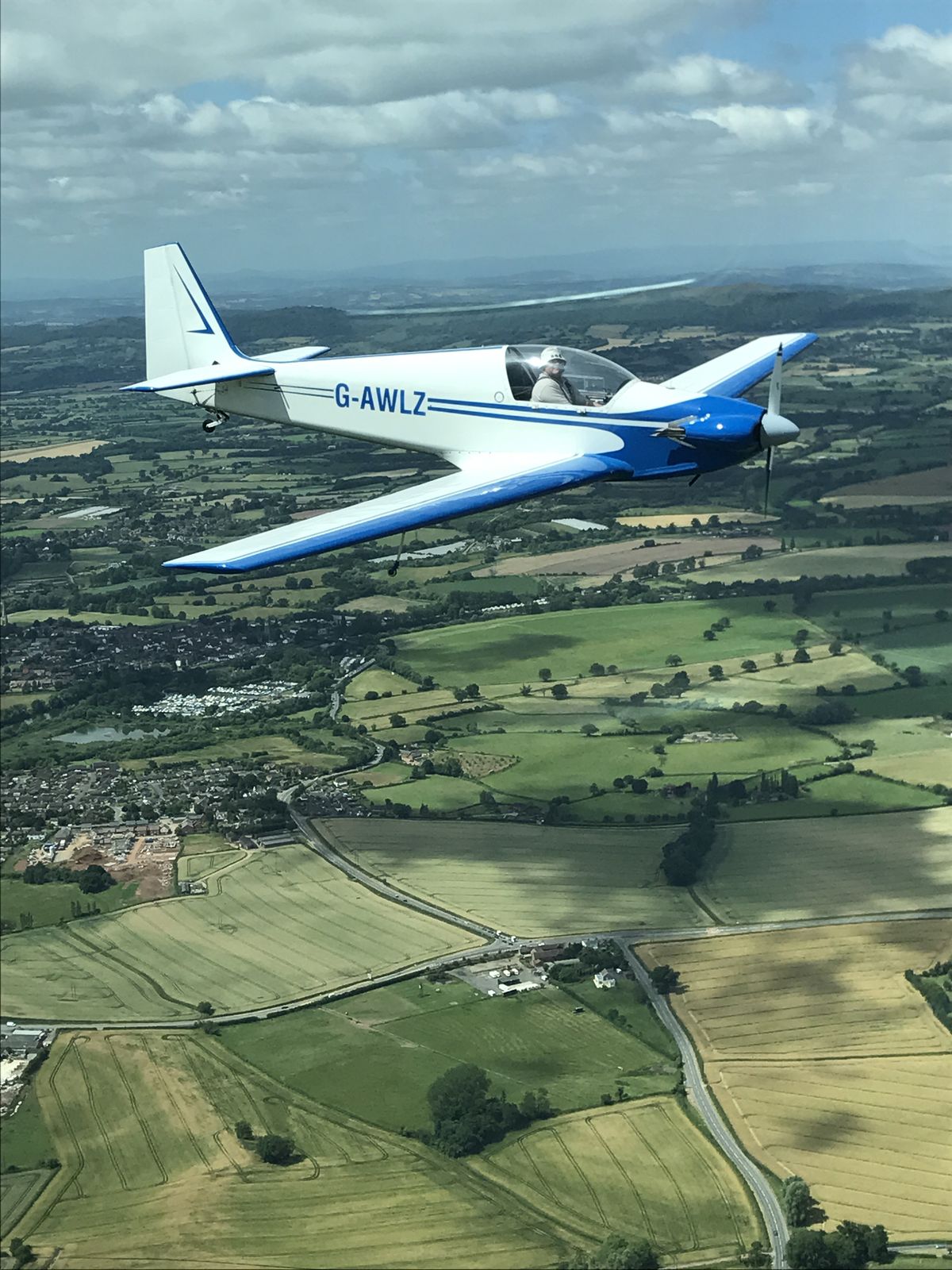 G-AWLZ · air-to-air, July 2017