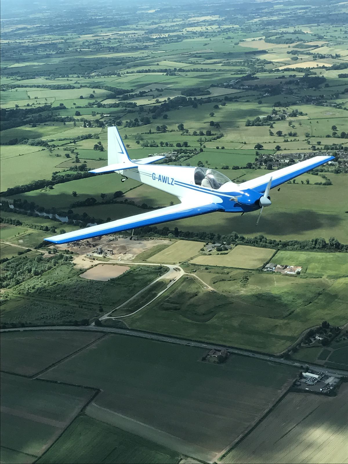 G-AWLZ · air-to-air, July 2017