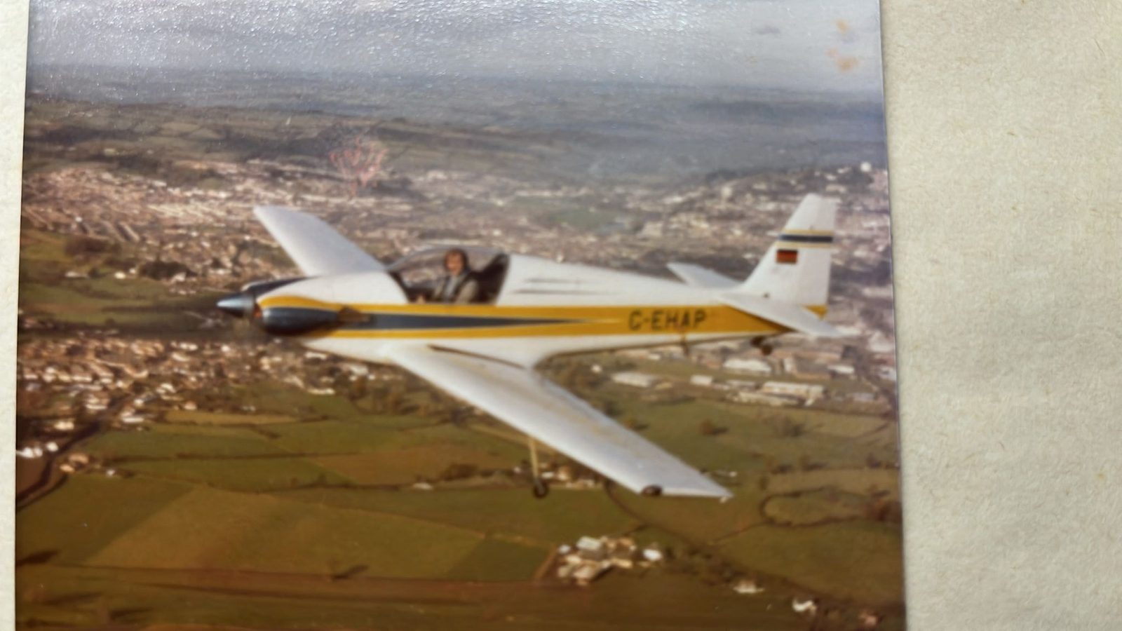 Fournier RF7 G-EHAP, archive print
