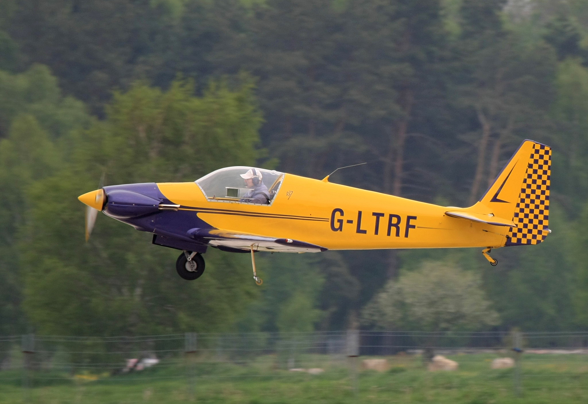 RF7 air-to-air, photographed as G-LTRF (now G-EHAP)