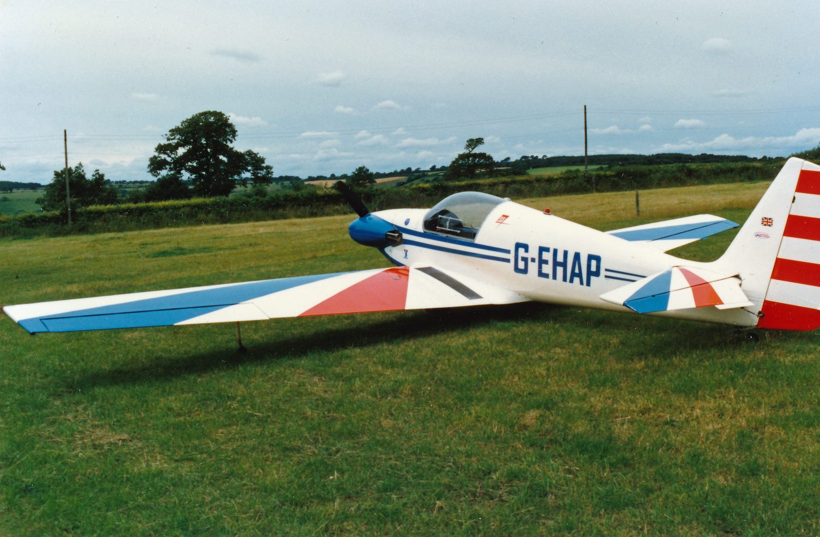 Fournier RF7 G-EHAP at Eggesford