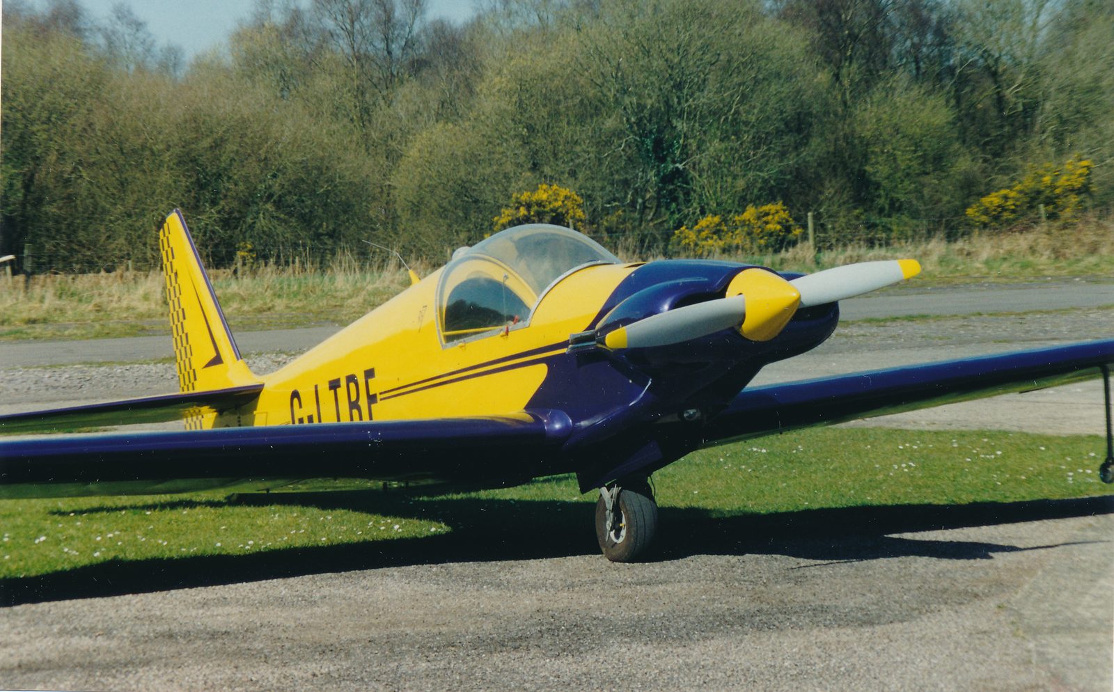 Fournier RF7 G-LTRF at Dunkeswell