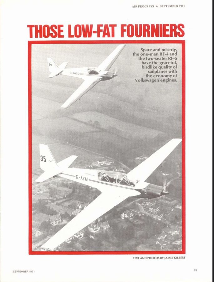 Those Low-Fat Fourniers, Air Progress, September 1971, by James Gilbert