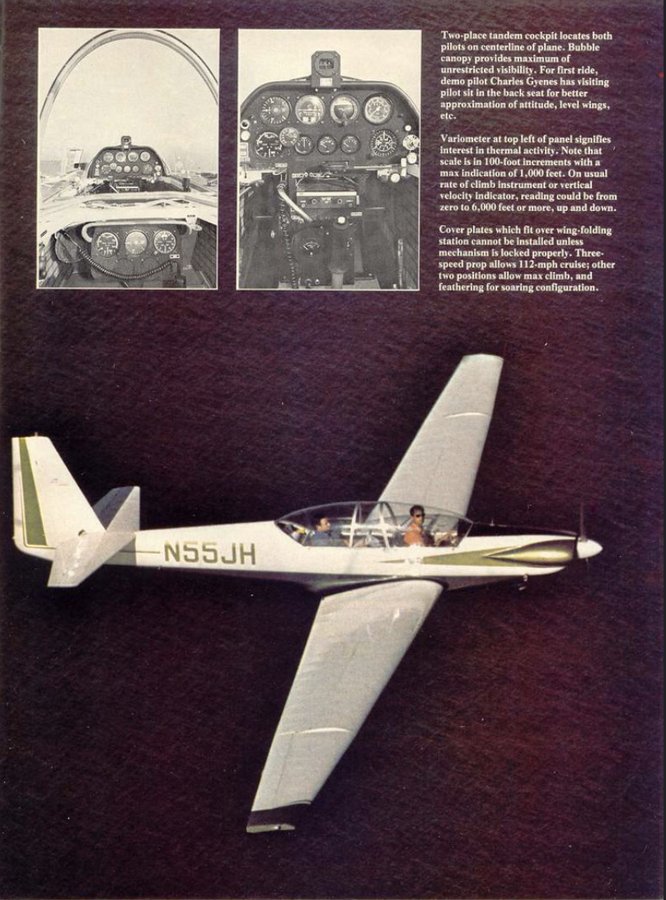 Sperber RF5B: Sailplane of Independent Means, by Gordon Baxter